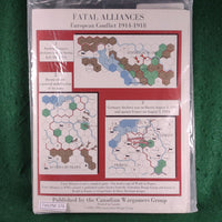 Fatal Alliances: European Conflict 1914-1918 - Canadian Wargames Group - Unpunched