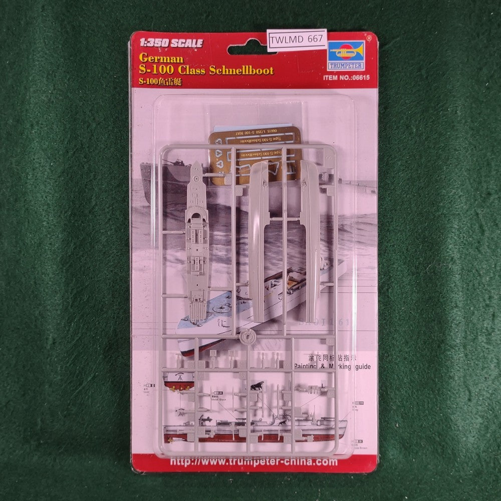 Trumpeter German S-100 Schnellboot Modellbausatz