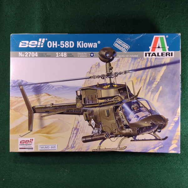 Bell OH-58D Kiowa kit - 1/48 - Italeri 2704 - Very Good