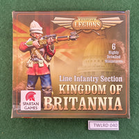 Line Infantry Section, Kingdom of Britannia (6) - Dystopian Legions - Spartan Games