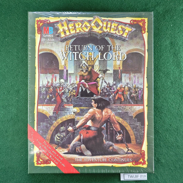 Return of the Witch Lord - HeroQuest expansion - 1989 Milton Bradley - In Shrinkwrap