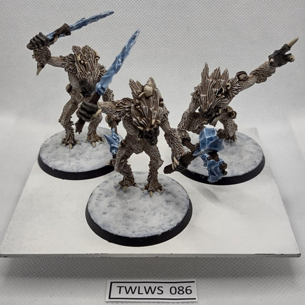 Beastclaw Raiders Icefall Yhetees - Warhammer AoS - assembled, painted
