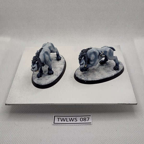 Beastclaw Raiders Frost Sabres - Warhammer AoS - assembled, painted