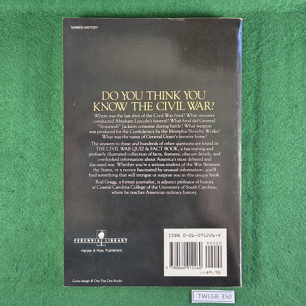 Civil War Quiz and Fact Book - Rod Gragg - Softcover – The War Library