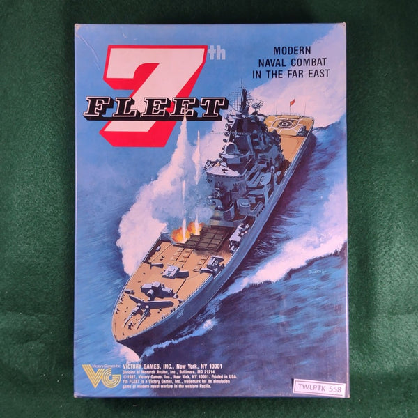 7th Fleet: Modern Naval Combat in the Far East - Victory Games - Unpunched