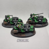 Salamanders Primaris Outriders - Warhammer 40K - assembled, painted, model detached