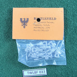 Mongol Unarmoured Infantry with Long Spear, Bow and Shield - AP243 - Mike's Models - 15mm