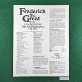 Frederick the Great - SPI - NO BOX
