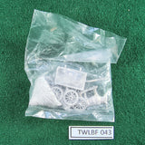 Four Wheel Hay Cart with Hay - Unknown maker - 15mm