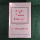 Anglo-Saxon England: The Oxford History of England (3rd Ed.) - Sir Frank Stenton - Hardcover - Good