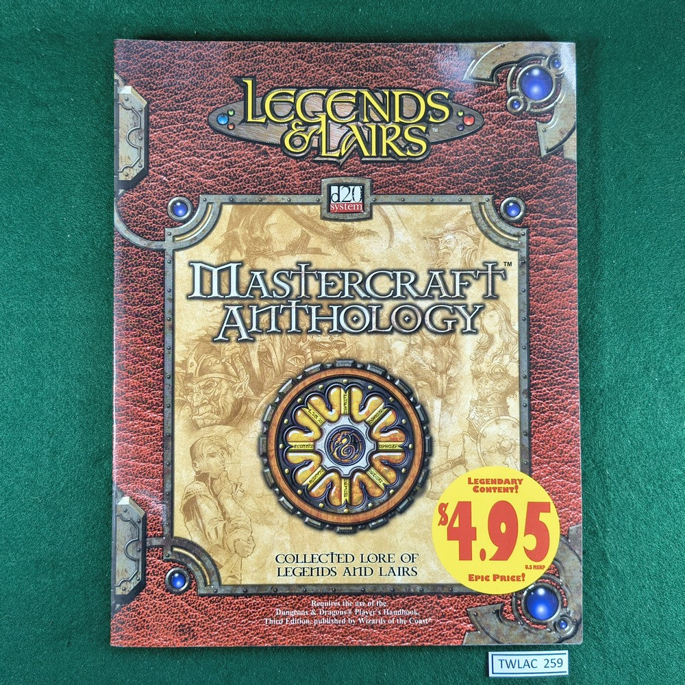 Legends & Lairs: Mastercraft Anthology - D&D 3rd Ed. - Fantasy Flight ...