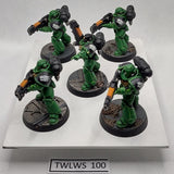 Salamanders Primaris Hellblasters - Warhammer 40K - assembled, painted