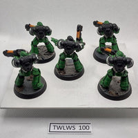 Salamanders Primaris Hellblasters - Warhammer 40K - assembled, painted