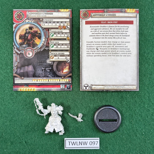 Kommander Strakhov, Warcaster - PIP33066 - Warmachine - Privateer Press