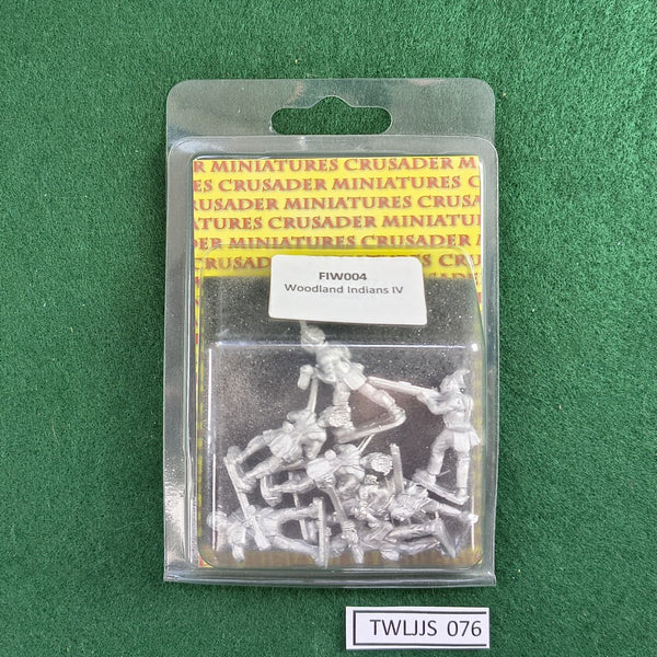 Woodland Indians IV - FIW004 - Crusader Miniatures - 28mm