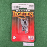 Dread Wolves (2) - 30204 - Reaper Legends - Reaper Miniatures