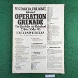 Operation Grenade (Game Only) - S&T #84 - SPI