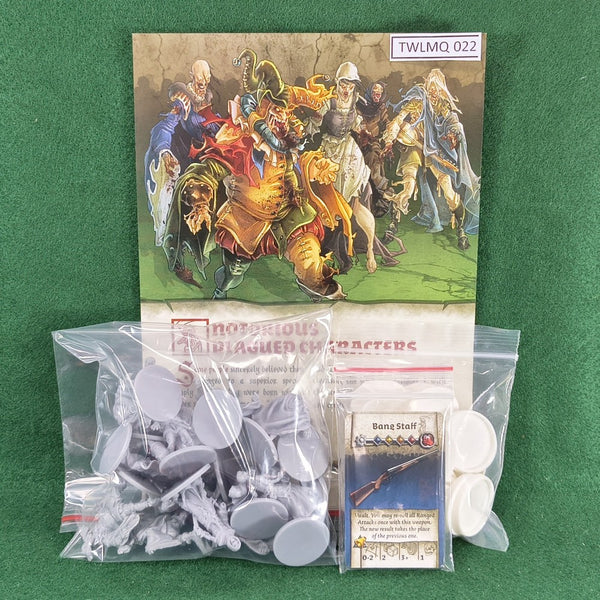 NPC-2: Notorious Plagued Characters - Zombicide: Black Plague - CMON - NO BOX