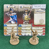 Gilbert and Mortimer - Zombicide Black Plague - CMON - Good (NO  BOX)