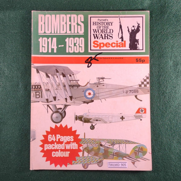 Bombers 1914-1939 - Purnell's History of the World Wars Special - Softcover - Good