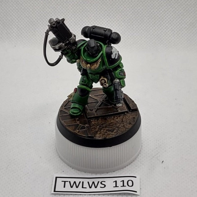 Salamanders Primaris Lieutenant - Warhammer 40k - Assembled, Painted 