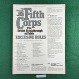 Fifth Corps (Game Only) - S&T #82 - SPI