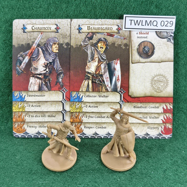 Chauncey and Beauregard - Zombicide Black Plague - CMON - Good (NO  BOX)