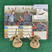 Troy and Evil Troy - Zombicide Black Plague - CMON - Good (NO  BOX)
