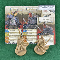 Troy and Evil Troy - Zombicide Black Plague - CMON - Good (NO  BOX)