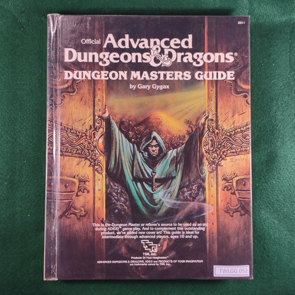 Advanced D&D Dungeon Masters Guide (1st Ed, 6th Print) - TSR - Hardcover - Good