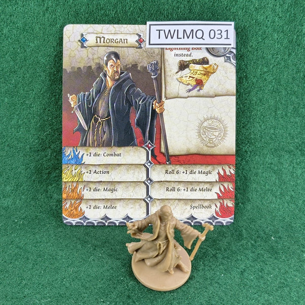 Morgan - Zombicide Black Plague - CMON - Good (NO  BOX)