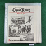 Advanced Third Reich - WWII Grand Strategy game- Avalon Hill - DAMAGED RULES