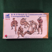 WWII British & Commonwealth War Correspondent Set - 1/35 - Bronco 35140 - Good