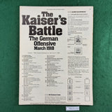 The Kaiser's Battle (Game Only) - S&T #83 - SPI
