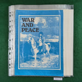 War and Peace - Avalon Hill - DAMAGED RULES