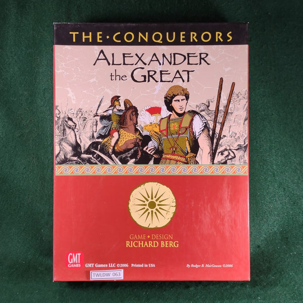 The Conquerors: Alexander the Great - GMT - Very Good (no dice)