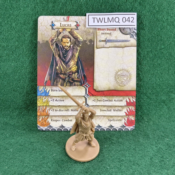Lucas - Zombicide Black Plague - CMON - Good (NO  BOX)