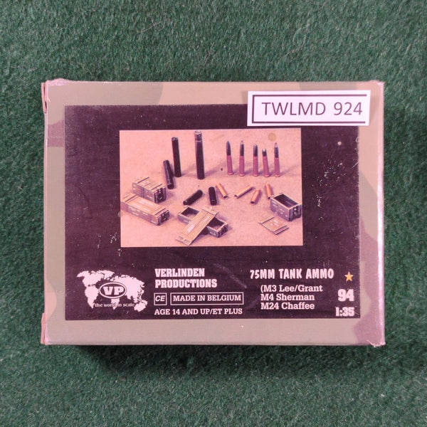 75mm Tank Ammo - 1/35 - Verlinden 94- Very Good