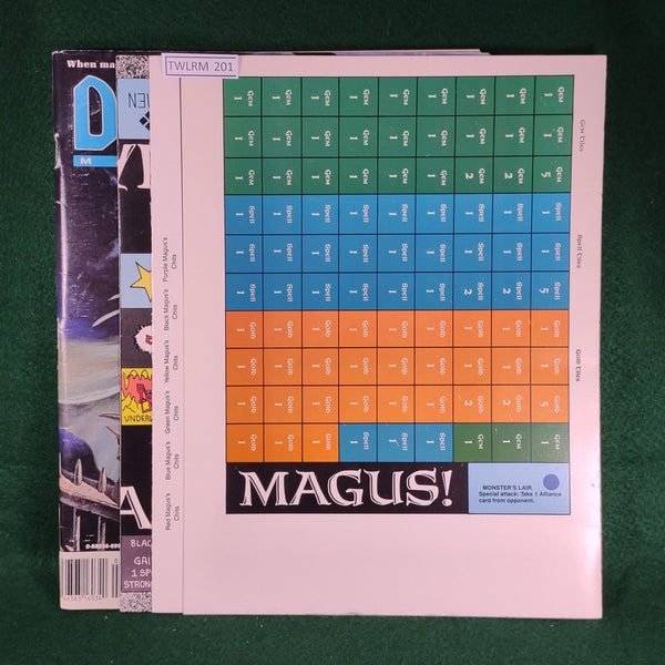 Magus!  (Game + Magazine) - Dragon 147 - Unpunched