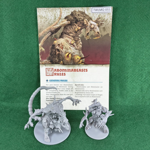 Abominabeasts - Zombicide: Black Plague - CMON - Fair (NO BOX, NO CARDS)
