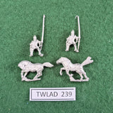 Spanish 1559-1605: Lancer in 3/4 Armour with Open Face Helmet- MER88 - Essex Miniatures - 15mm