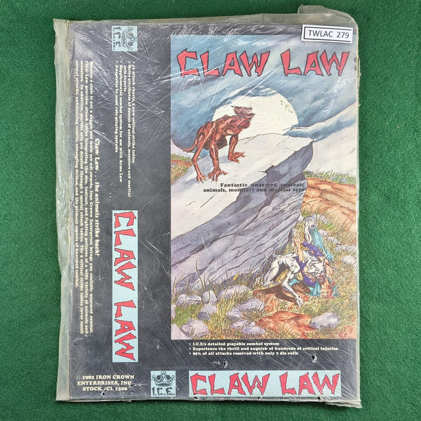 Claw Law (1st Ed.) - Rolemaster 1st ed. - CL1500 - Softcover