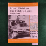 Panzer Divisions: The Blitzkrieg Years 1939-40 - P P Battistelli - Osprey Battle Order 32 - Softcover - Very Good