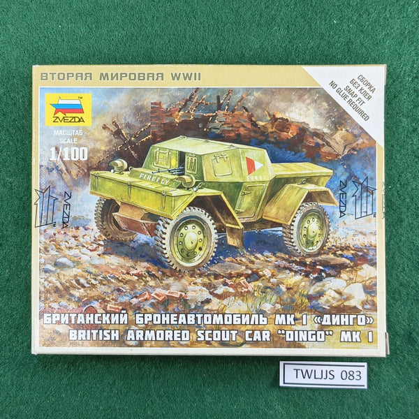 British Armored Scout Car "Dingo" Mk I - Zvezda 6229 - 1/100 or 15mm