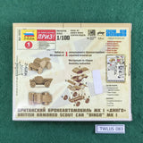 British Armored Scout Car "Dingo" Mk I - Zvezda 6229 - 1/100 or 15mm