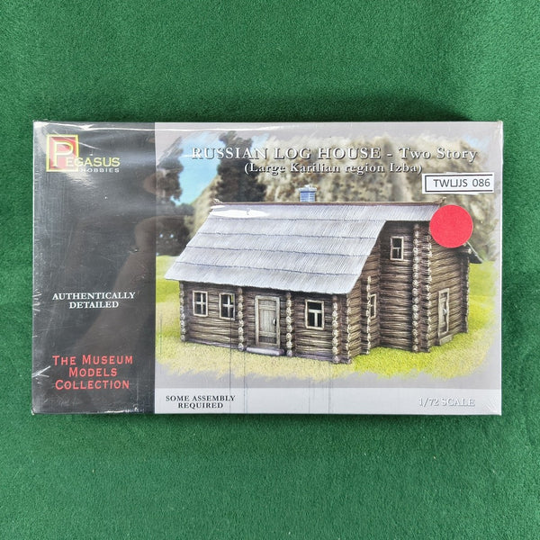 Russian Log House (Two Story) - Pegasus 7704 - 1/72 - In Shrinkwrap