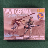 WWII German Infantry Company Late War - 15mm - Wargames Factory - Very Good