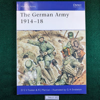 The German Army 1914-18 - DSV Fosten & RJ Marrion - Osprey MAA 80