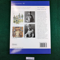 The German Army 1914-18 - DSV Fosten & RJ Marrion - Osprey MAA 80