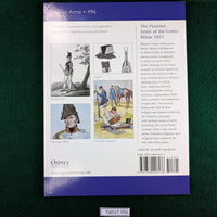 The Prussian Army of the Lower Rhine 1815 - Osprey MAA 496 - Peter Hofschroer & Gerry Embleton